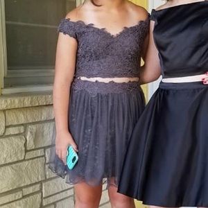 GB Two-Piece Homecoming Dress